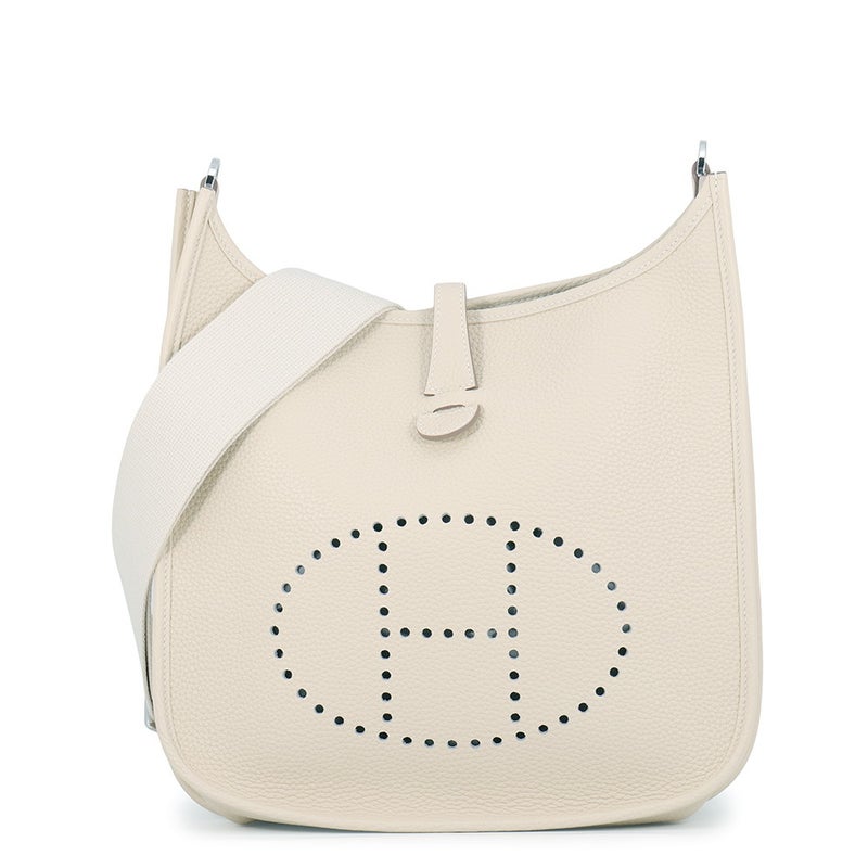 エルメス ショルダーバッグ エブリン3 PM クレ/シルバー金具 トリヨンクレマンス G刻印 HERMES Evelyne
