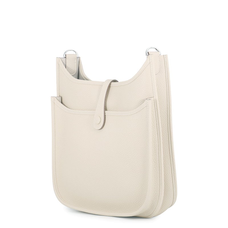 エルメス ショルダーバッグ エブリン3 PM クレ/シルバー金具 トリヨンクレマンス G刻印 HERMES Evelyne