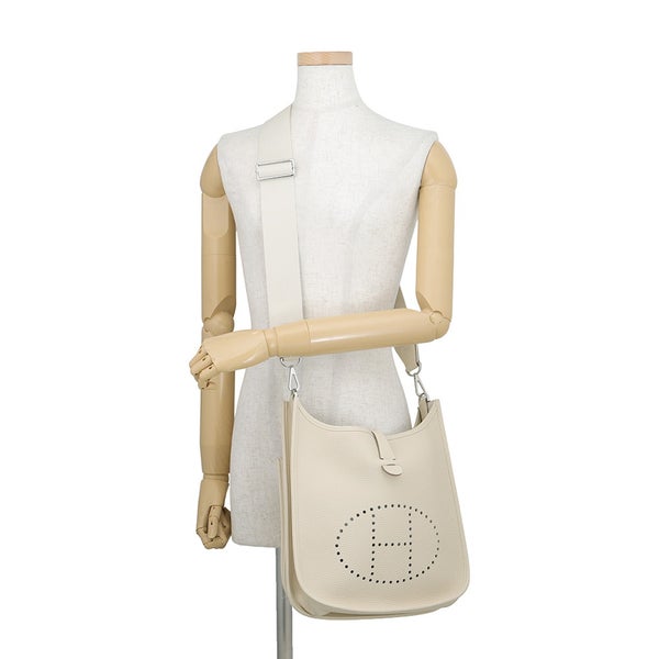 エルメス ショルダーバッグ エブリン3 PM クレ/シルバー金具 トリヨンクレマンス G刻印 HERMES Evelyne