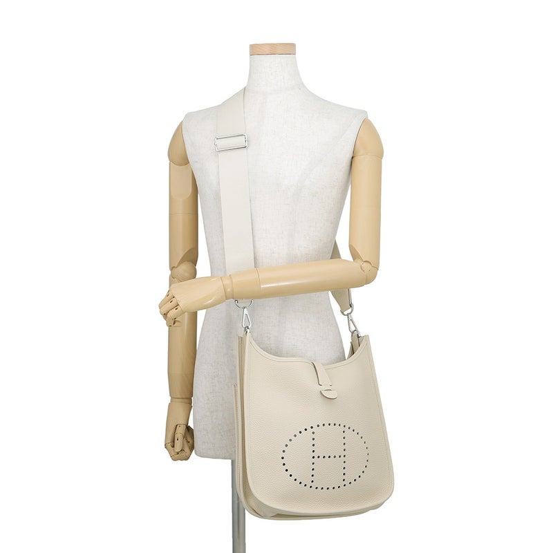 エルメス ショルダーバッグ エブリン3 PM クレ/シルバー金具 トリヨンクレマンス G刻印 HERMES Evelyne