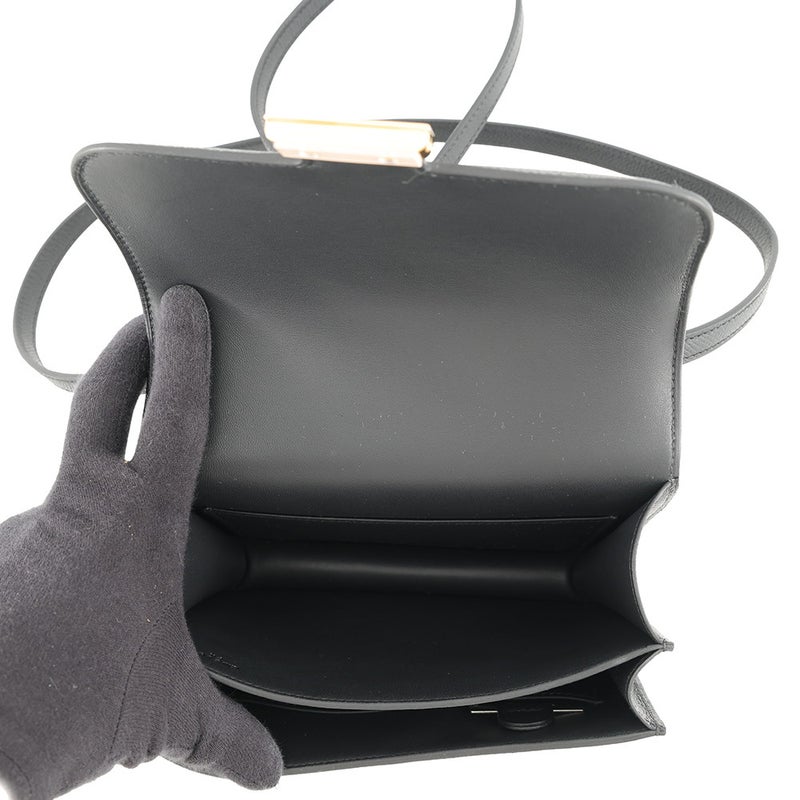 エルメス ショルダーバッグ ミニ コンスタンス3 ミロワール ブラック/ゴールド金具 エプソン G刻印 HERMES 黒