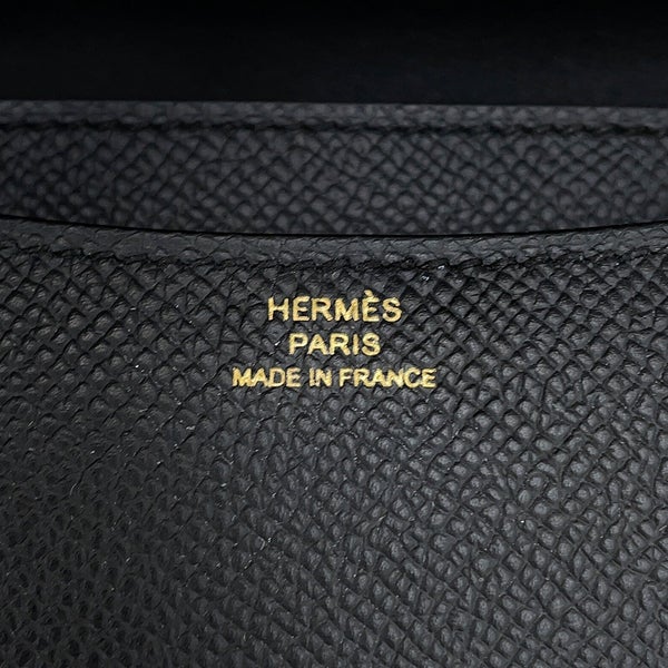 エルメス ショルダーバッグ ミニ コンスタンス3 ミロワール ブラック/ゴールド金具 エプソン G刻印 HERMES 黒