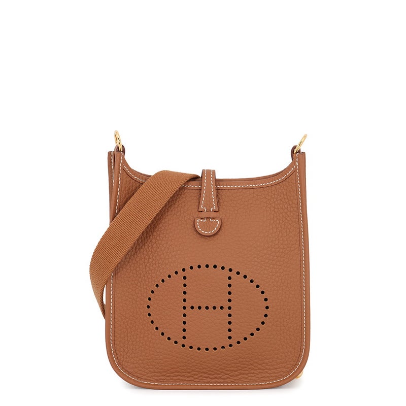 エルメス ショルダーバッグ エブリンTPM 111cm アマゾン ゴールド/ゴールド金具 トリヨンクレマンス G刻印 HERMES