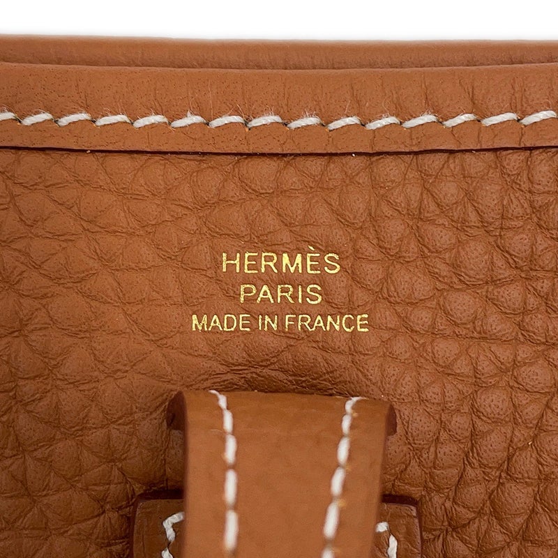 エルメス ショルダーバッグ エブリンTPM 111cm アマゾン ゴールド/ゴールド金具 トリヨンクレマンス G刻印 HERMES