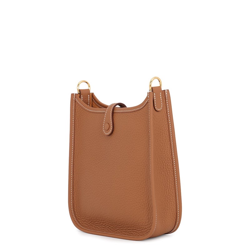 エルメス ショルダーバッグ エブリンTPM 111cm アマゾン ゴールド/ゴールド金具 トリヨンクレマンス K刻印 HERMES Evelyne