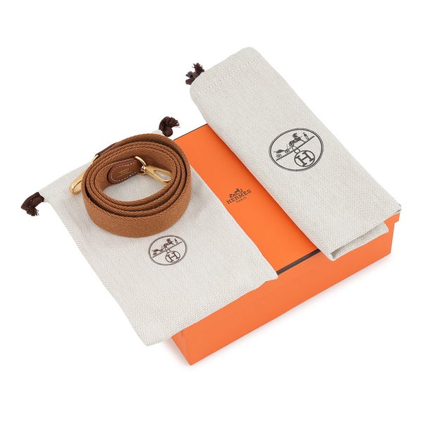 エルメス ショルダーバッグ エブリンTPM 111cm アマゾン ゴールド/ゴールド金具 トリヨンクレマンス K刻印 HERMES Evelyne