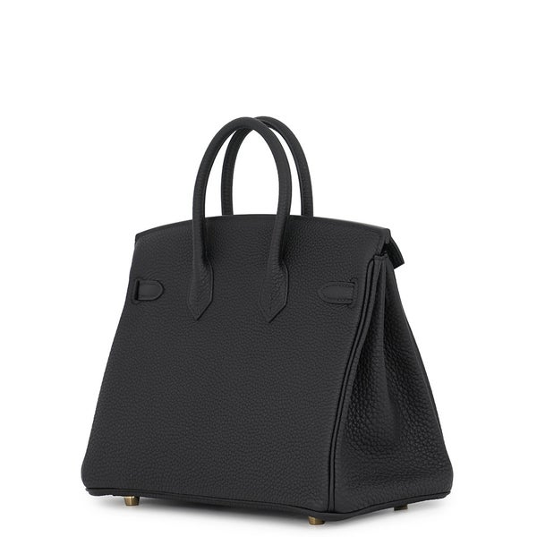 エルメス バーキン25 ブラック/ゴールド金具 トゴ G刻印 HERMES Birkin ハンドバッグ 黒