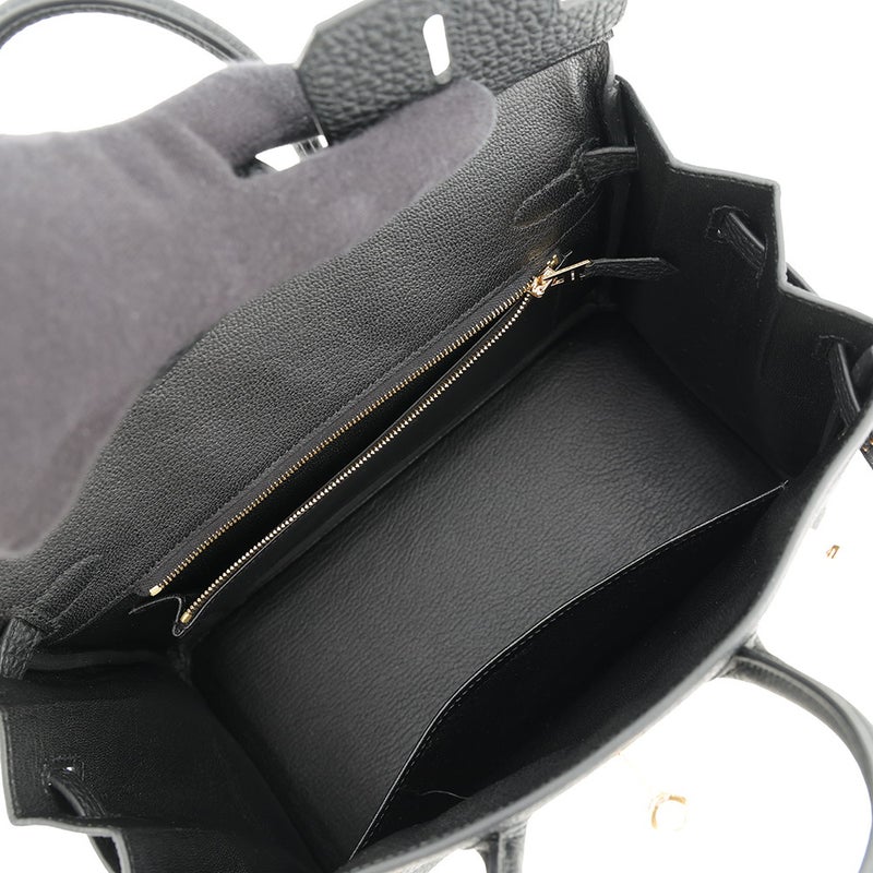 エルメス バーキン25 ブラック/ゴールド金具 トゴ G刻印 HERMES Birkin ハンドバッグ 黒