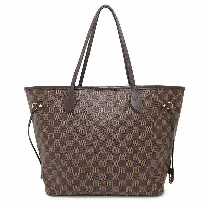 ルイヴィトン トートバッグ ダミエ・エベヌ ネヴァーフルMM ポーチ付き N41358 LOUIS VUITTON