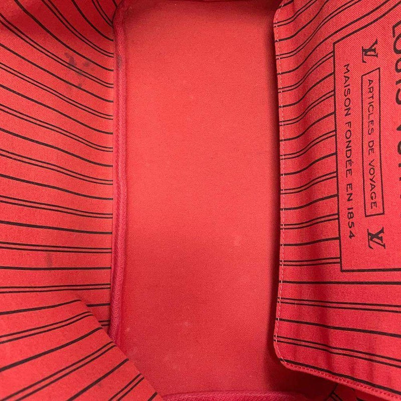 ルイヴィトン トートバッグ ダミエ・エベヌ ネヴァーフルMM ポーチ付き N41358 LOUIS VUITTON