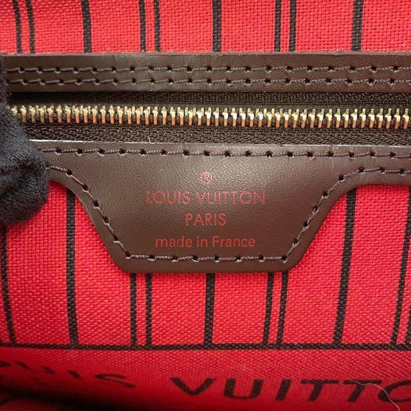 ルイヴィトン トートバッグ ダミエ・エベヌ ネヴァーフルMM ポーチ付き N41358 LOUIS VUITTON