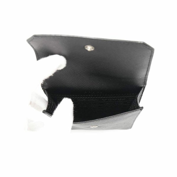 プラダ スマートフォンホルダー サフィアーノレザー 2ZH068 PRADA カードホルダー 黒