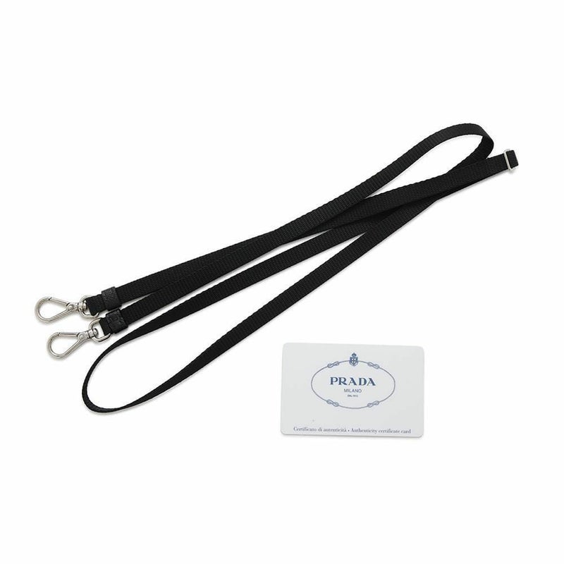 プラダ スマートフォンホルダー サフィアーノレザー 2ZH068 PRADA カードホルダー 黒