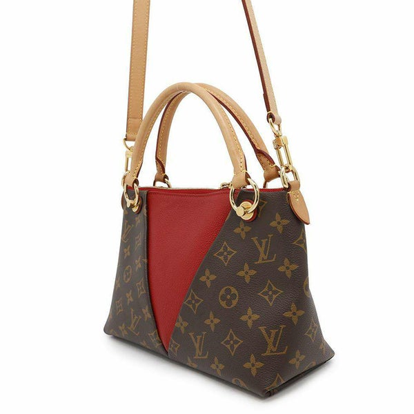 ルイヴィトン ハンドバッグ モノグラム VトートBB M43966 LOUIS VUITTON 2way レッド