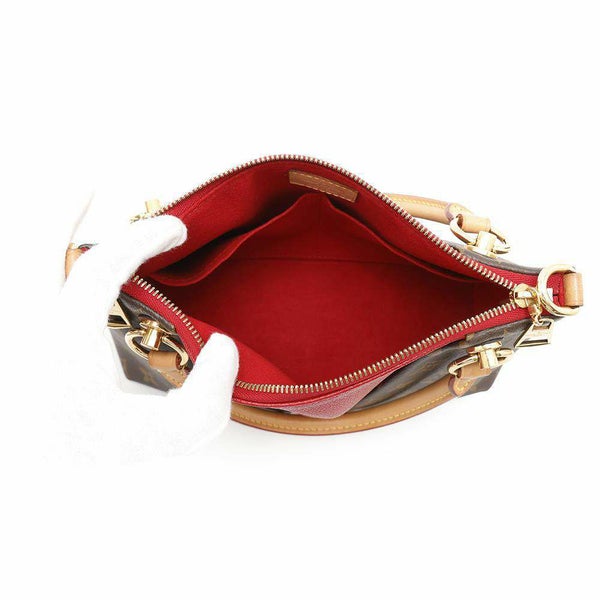 ルイヴィトン ハンドバッグ モノグラム VトートBB M43966 LOUIS VUITTON 2way レッド