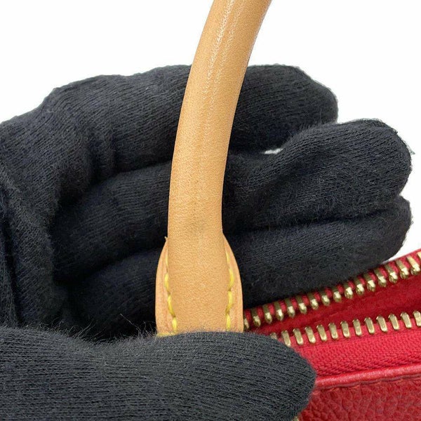 ルイヴィトン ハンドバッグ モノグラム VトートBB M43966 LOUIS VUITTON 2way レッド