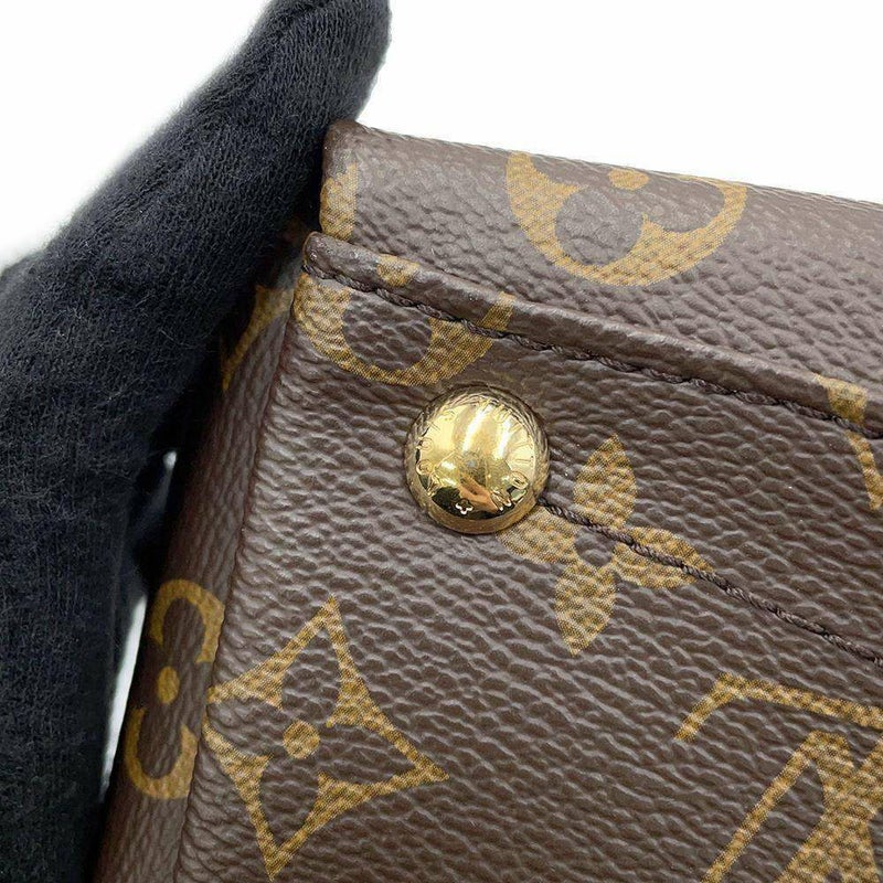 ルイヴィトン ハンドバッグ モノグラム VトートBB M43966 LOUIS VUITTON 2way レッド