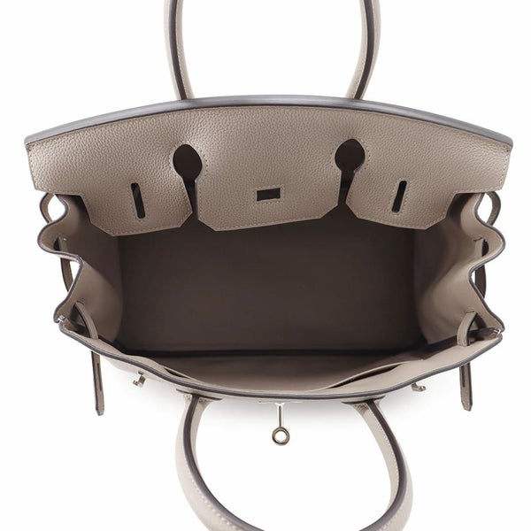 エルメス バーキン30 グリアスファルト/シルバー金具 トゴ C刻印 HERMES Birkin ハンドバッグ