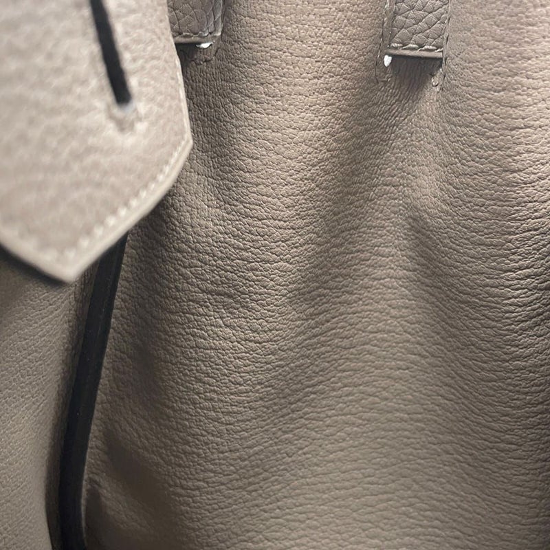 エルメス バーキン30 グリアスファルト/シルバー金具 トゴ C刻印 HERMES Birkin ハンドバッグ