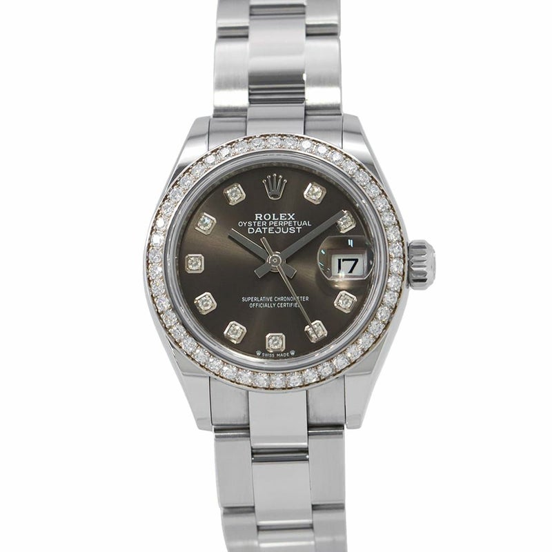 ロレックス デイトジャスト 279384RBR レディース ROLEX 腕時計 グレー文字盤