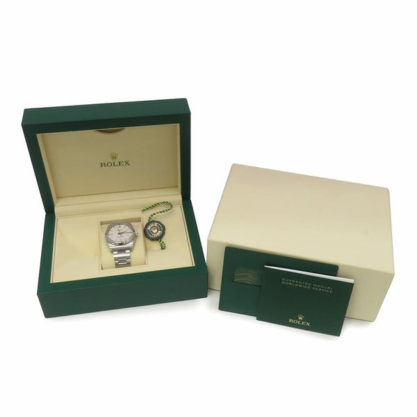 ロレックス オイスターパーペチュアル 34 114200 ROLEX 腕時計 シルバー文字盤