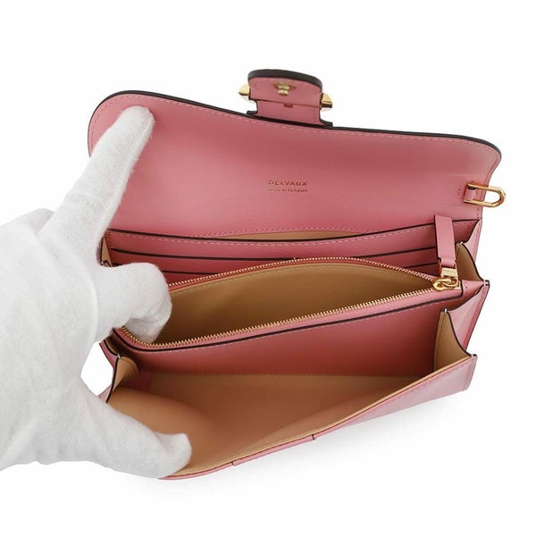 デルヴォー チェーンウォレット ブリヨン ロング カーフレザー Delvaux 財布 デルボー