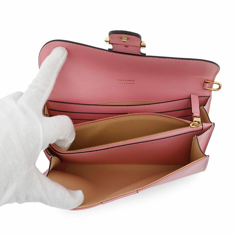 デルヴォー チェーンウォレット ブリヨン ロング カーフレザー Delvaux 財布 デルボー