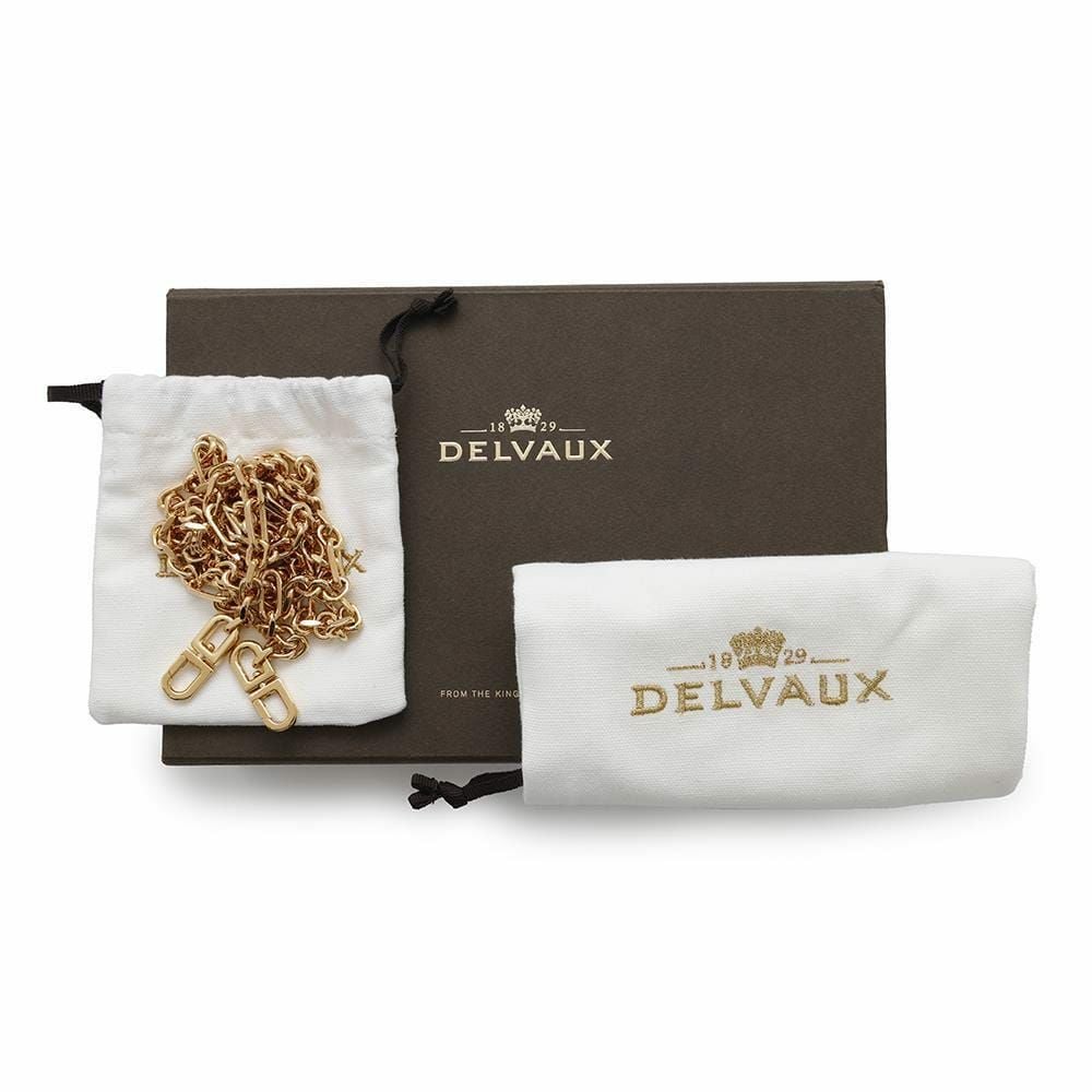 デルヴォー チェーンウォレット ブリヨン ロング カーフレザー Delvaux