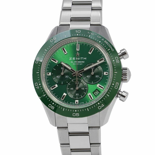 ゼニス クロノマスター スポーツ ヨシダ スペシャル 03.3107.3600/56.M3100 ZENITH グリーンラッカー文字盤