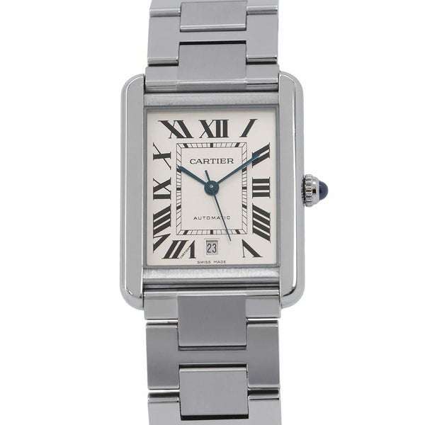 カルティエ タンク ソロ XL W5200028 Cartier 腕時計 ウォッチ TANK SOLO ブレス シルバー文字盤