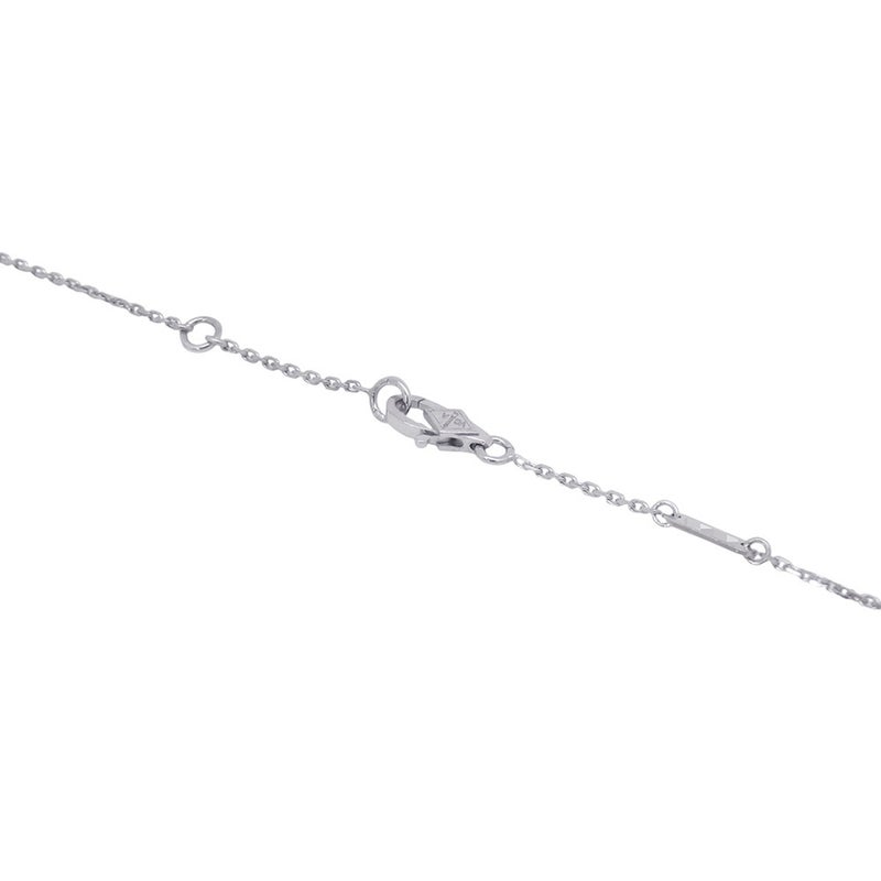 ヴァンクリ ネックレス スウィート アルハンブラ ペンダント ダイヤモンド 12P 計0.08ct K18WGホワイトゴールド VCARO85900