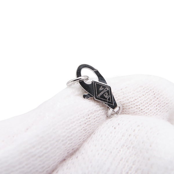 ヴァンクリ ネックレス スウィート アルハンブラ ペンダント ダイヤモンド 12P 計0.08ct K18WGホワイトゴールド VCARO85900