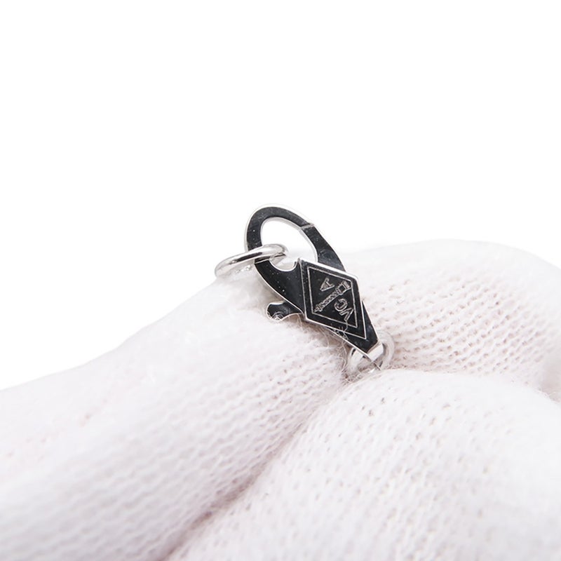 ヴァンクリ ネックレス スウィート アルハンブラ ペンダント ダイヤモンド 12P 計0.08ct K18WGホワイトゴールド VCARO85900