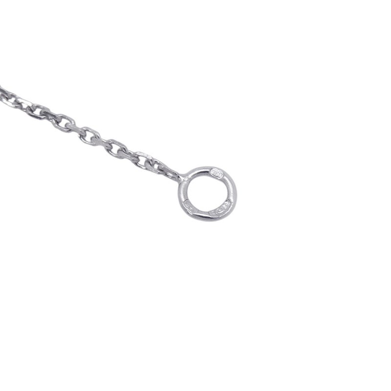 ヴァンクリ ネックレス スウィート アルハンブラ ペンダント ダイヤモンド 12P 計0.08ct K18WGホワイトゴールド VCARO85900