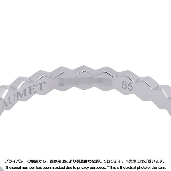 ショーメ リング ビー ドゥ ショーメ コレクション ダイヤ 14P 計0.21ct K18WG サイズ55 081890 Chaumet 指輪 ビー マイ ラブ ハニカム