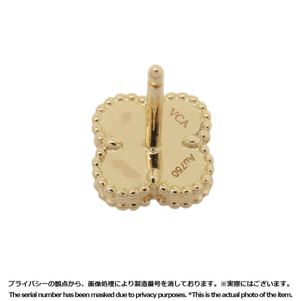 ヴァンクリーフ&アーペル ピアス スウィート アルハンブラ ピアス マザーオブパール K18YGイエローゴールド VCARA44800