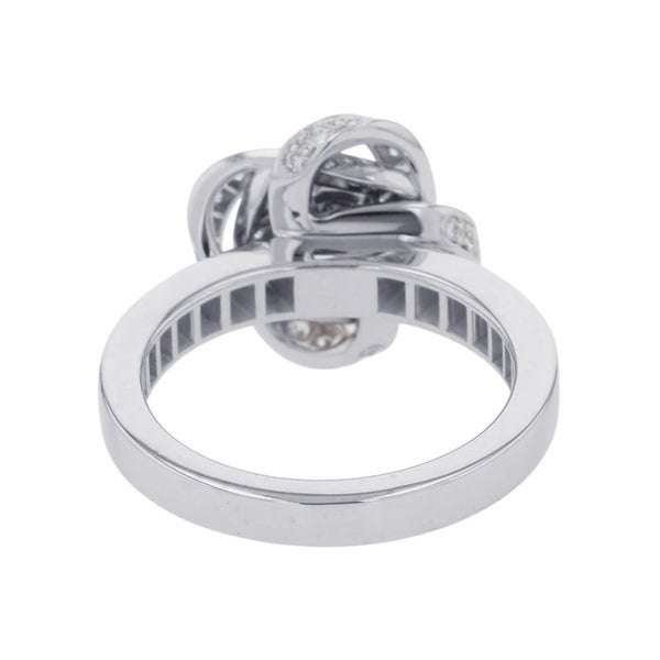 ブシュロン リング アバ ピヴォワンヌ ダイヤモンド 中石0.30ct K18WGホワイトゴールド サイズ47 JSL0033947 Boucheron 指輪