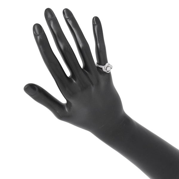 ブシュロン リング アバ ピヴォワンヌ ダイヤモンド 中石0.30ct K18WGホワイトゴールド サイズ47 JSL0033947 Boucheron 指輪
