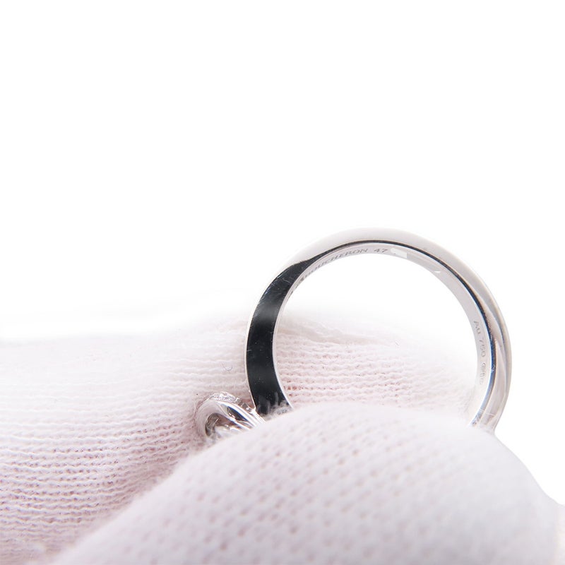 ブシュロン リング アバ ピヴォワンヌ ダイヤモンド 中石0.30ct K18WGホワイトゴールド サイズ47 JSL0033947 Boucheron 指輪
