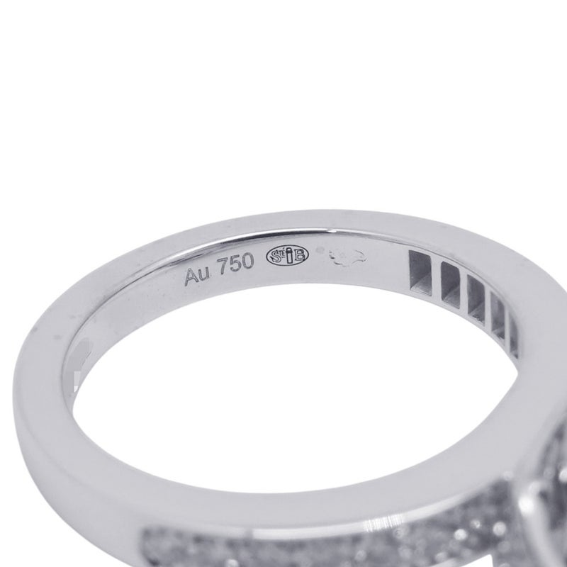 ブシュロン リング アバ ピヴォワンヌ ダイヤモンド 中石0.30ct K18WGホワイトゴールド サイズ47 JSL0033947 Boucheron 指輪