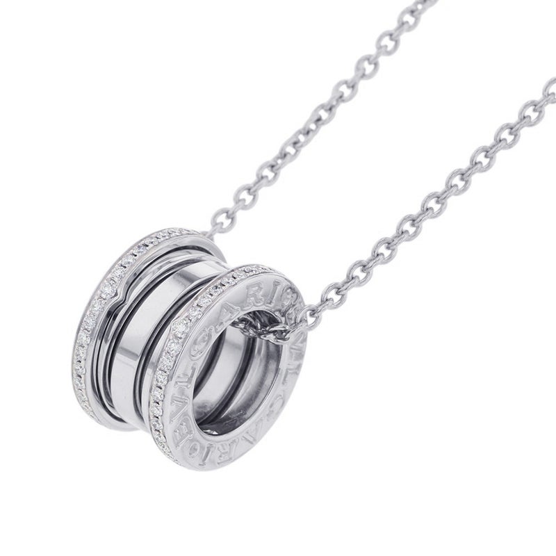 ブルガリ ネックレス ビーゼロワン B-zero1 ダイヤモンド K18WGホワイトゴールド BVLGARI ペンダント