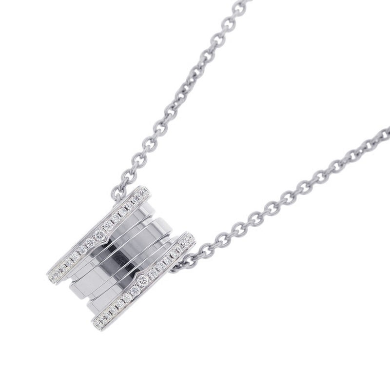 ブルガリ ネックレス ビーゼロワン B-zero1 ダイヤモンド K18WGホワイトゴールド BVLGARI ペンダント