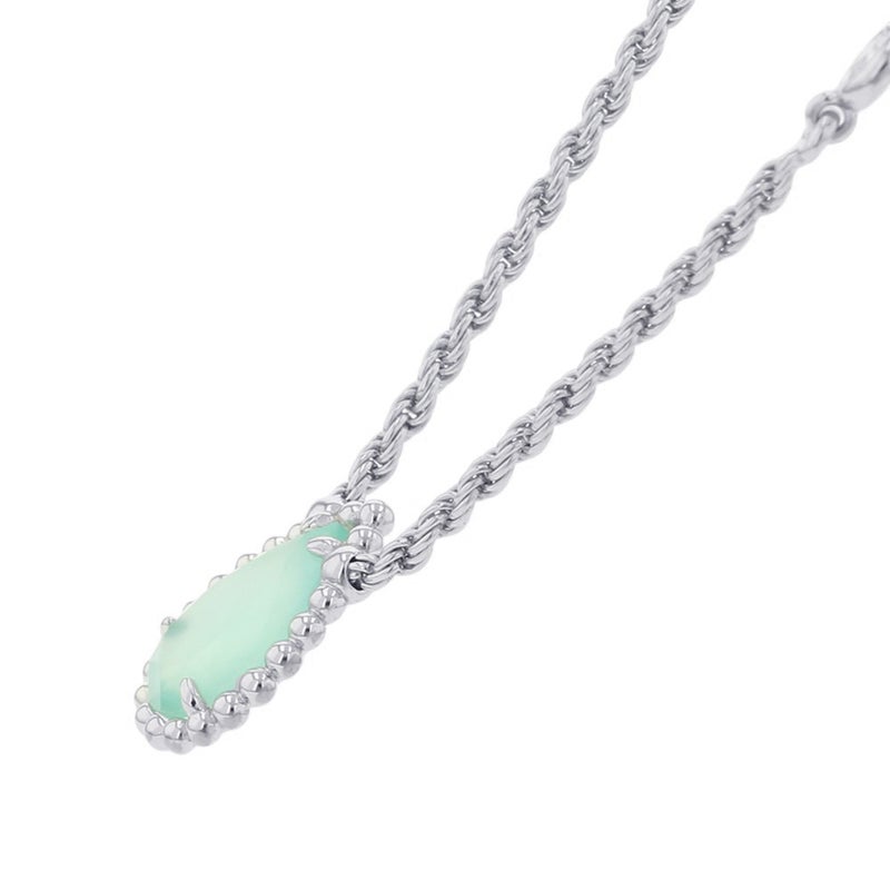 ブシュロン ネックレス セルパンボエム ペンダント エクストラスモール アクアプレーズ 1P 0.78ct/ダイヤ 1P 計0.03ct K18WG JPN00654