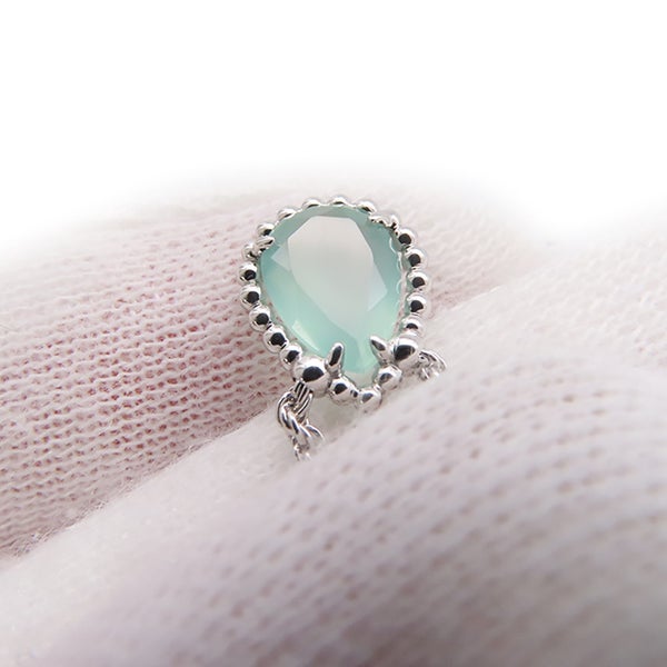 ブシュロン ネックレス セルパンボエム ペンダント エクストラスモール アクアプレーズ 1P 0.78ct/ダイヤ 1P 計0.03ct K18WG JPN00654