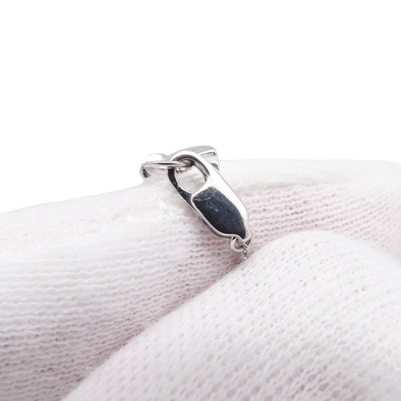 グラフ ネックレス ミニ バタフライ シルエット ダイヤモンド ペンダント ダイヤ 計約0.15ct K18WGホワイトゴールド GP56081
