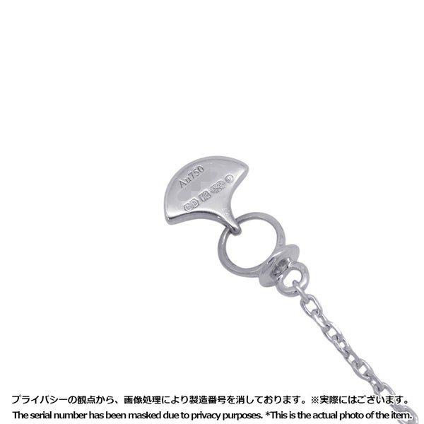 グラフ ネックレス ミニ バタフライ シルエット ダイヤモンド ペンダント ダイヤ 計約0.15ct K18WGホワイトゴールド GP56081