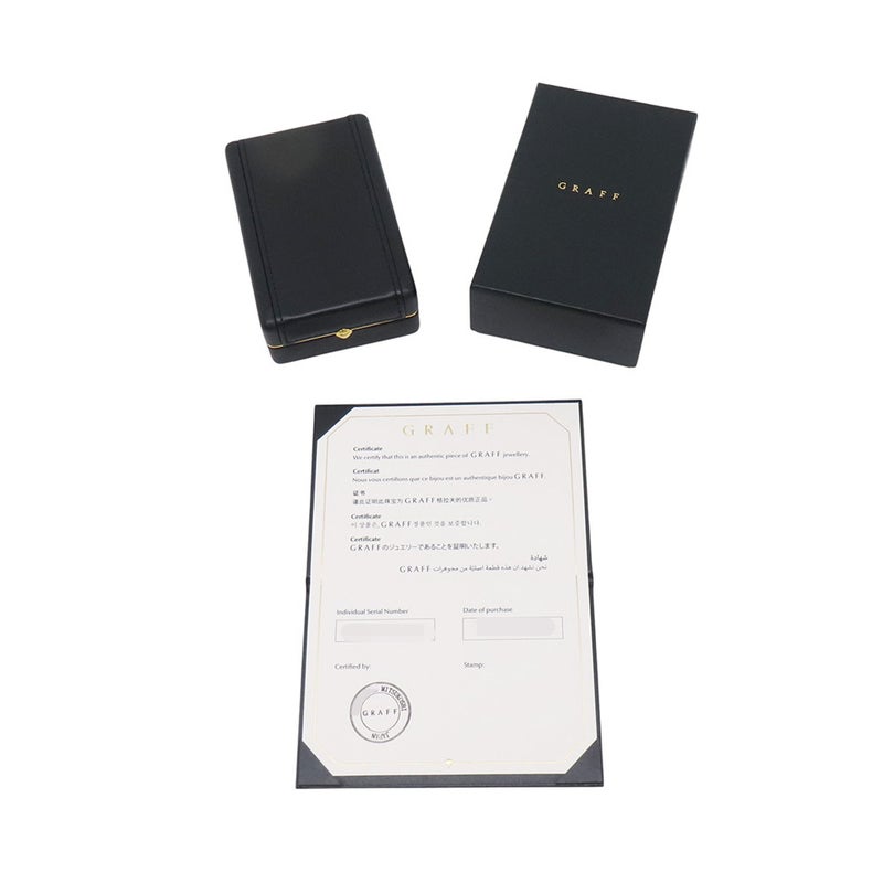 グラフ ネックレス ミニ バタフライ シルエット ダイヤモンド ペンダント ダイヤ 計約0.15ct K18WGホワイトゴールド GP56081