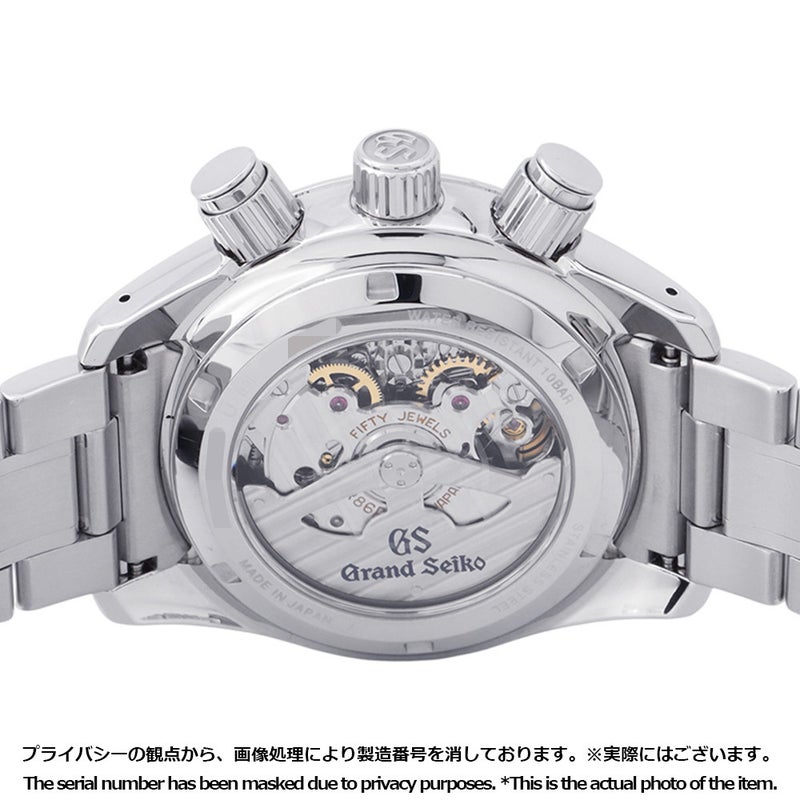 セイコー グランドセイコー スプリングドライブ クロノグラフ GMT SBGC201 SEIKO 腕時計 シルバー文字盤