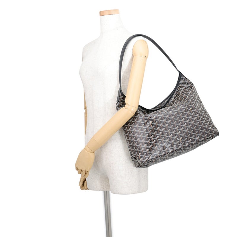 ゴヤール トートバッグ ボエム ホーボーバッグ PVC レザー BOHEMEPMLTY01CL01P GOYARD ポーチ付き 黒