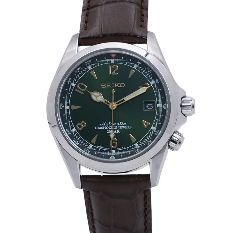 セイコー アルピニスト SARB017 SEIKO 腕時計 グリーン文字盤
